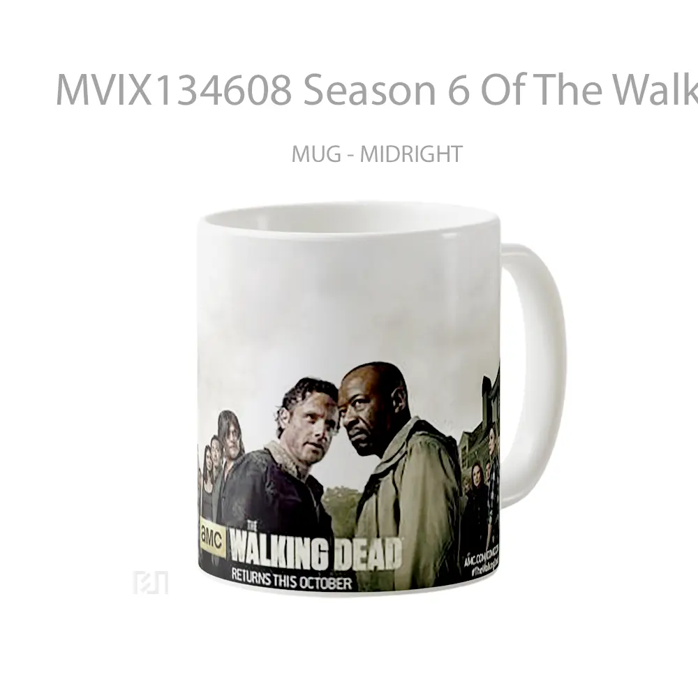 Mug Season 6 Of The Walking Dead Gelas Keramik Unik - All-side / Desain