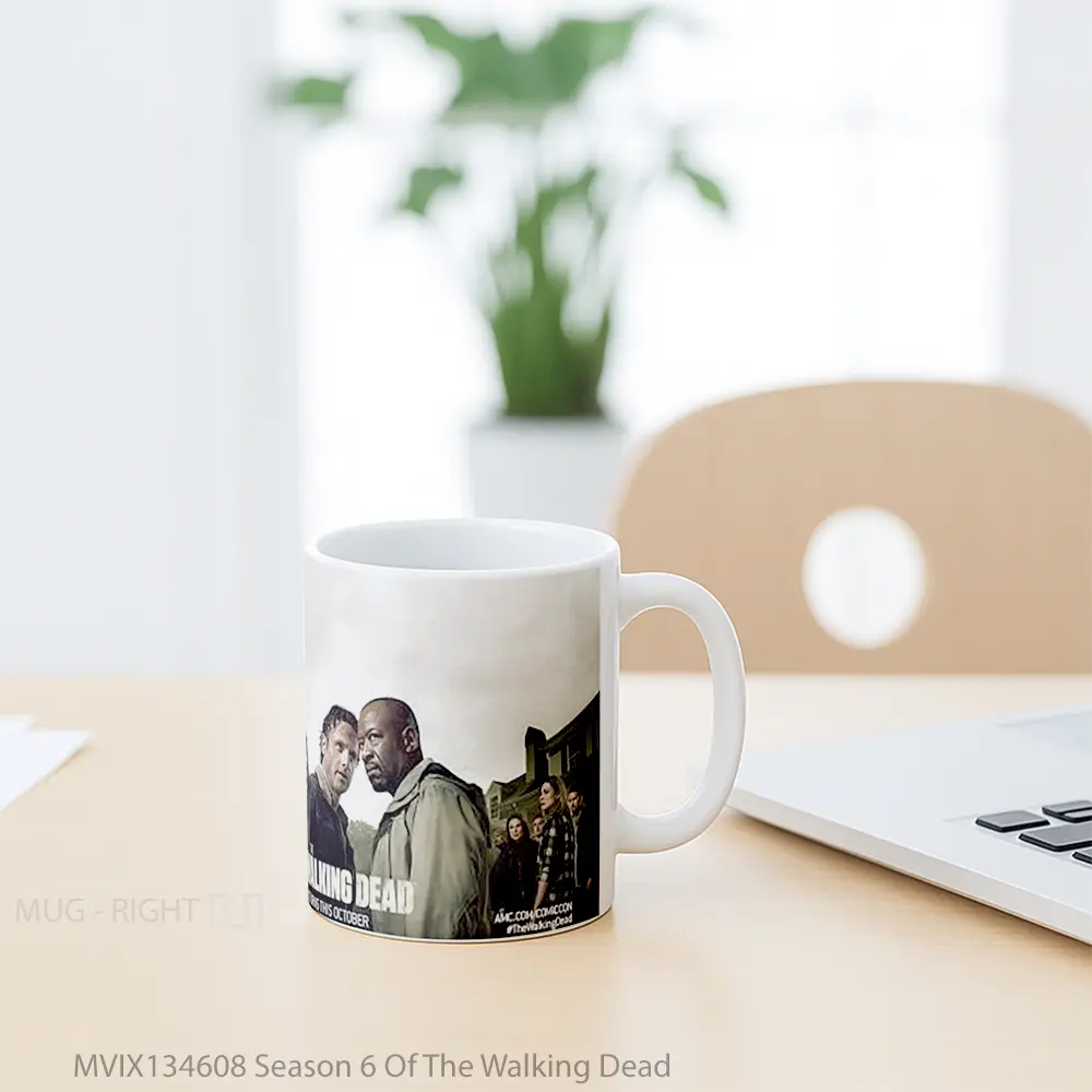 Mug Season 6 Of The Walking Dead Gelas Keramik Unik - All-side / Desain