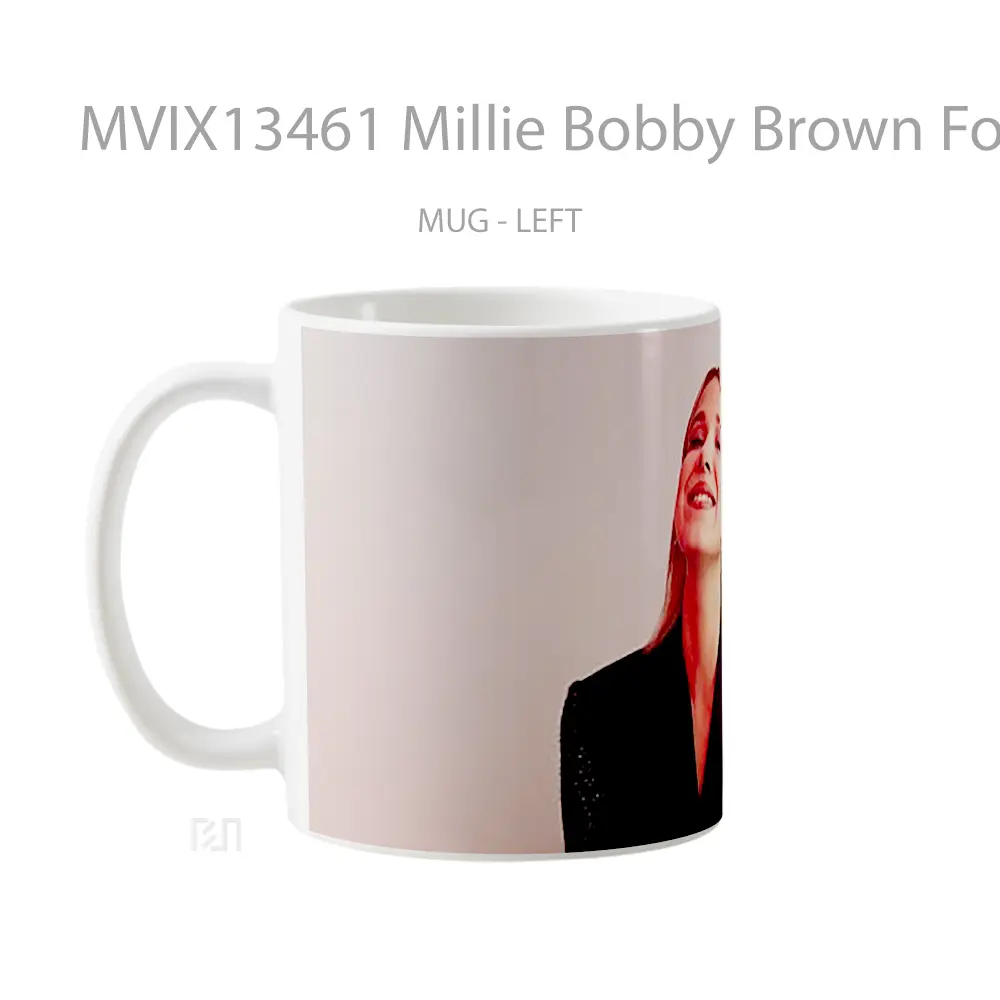 Mug Millie Bobby Brown For Netflix Gelas Keramik Unik - All-side / Desain