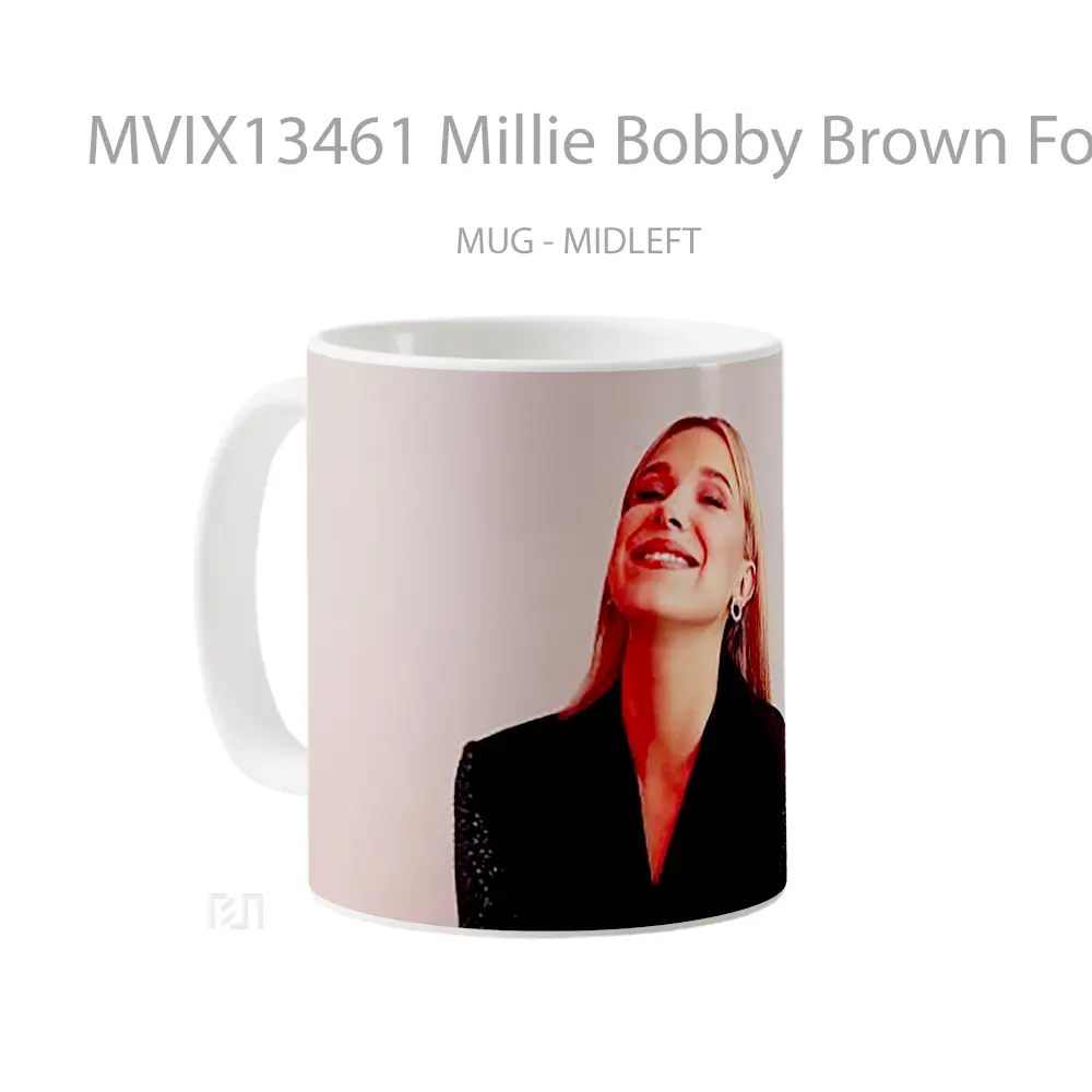 Mug Millie Bobby Brown For Netflix Gelas Keramik Unik - All-side / Desain