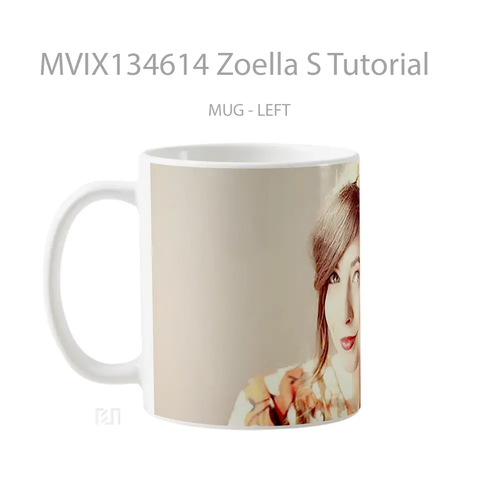 Mug Zoella S Tutorial Gelas Keramik Unik - All-side / Desain
