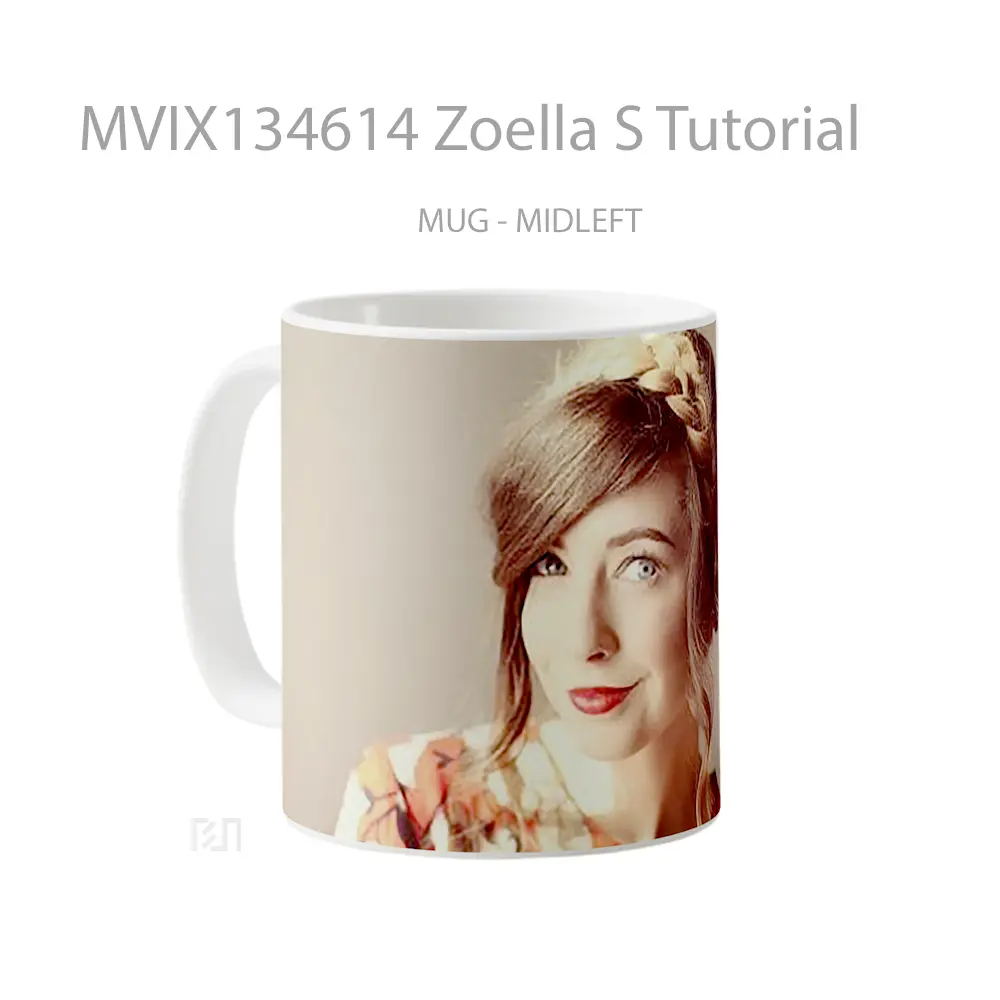 Mug Zoella S Tutorial Gelas Keramik Unik - All-side / Desain