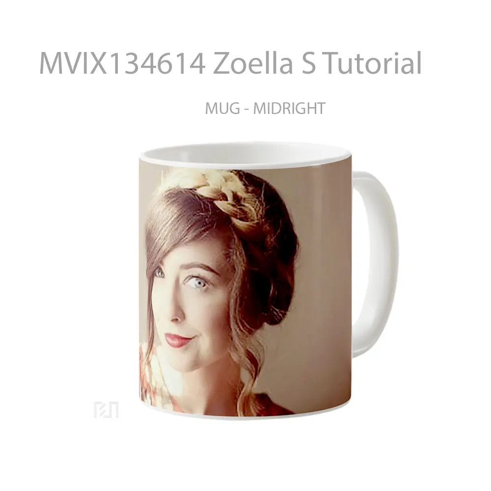 Mug Zoella S Tutorial Gelas Keramik Unik - All-side / Desain