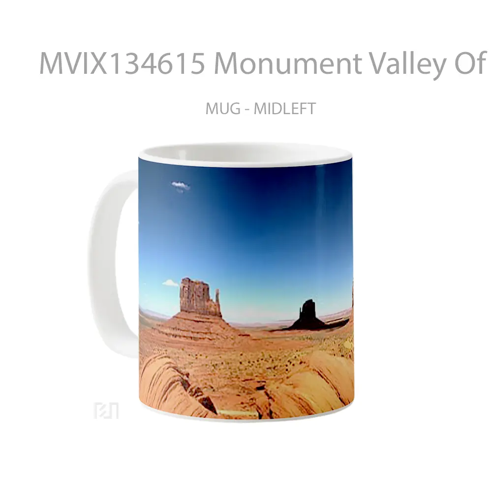 Mug Monument Valley Of Ios Gelas Pemandangan Alam - All-side / Desain