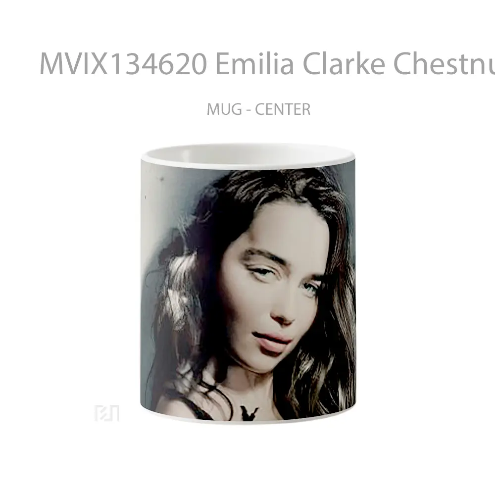 Mug Emilia Clarke Chestnut Gelas Keramik Unik