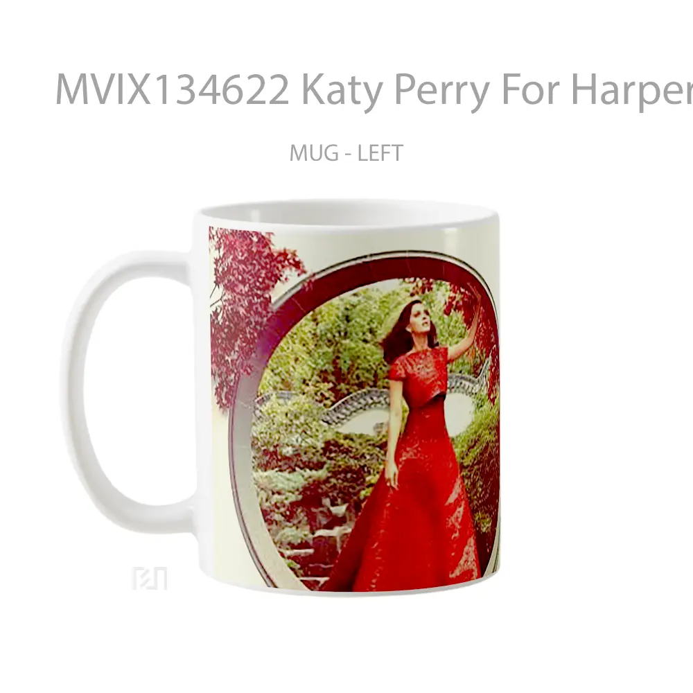 Mug Katy Perry For Harpers Bazaar Gelas Keramik Unik - All-side / Desain