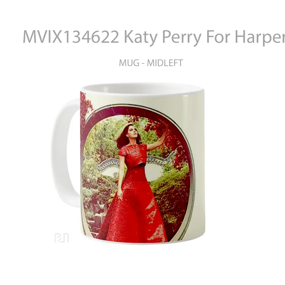 Mug Katy Perry For Harpers Bazaar Gelas Keramik Unik - All-side / Desain