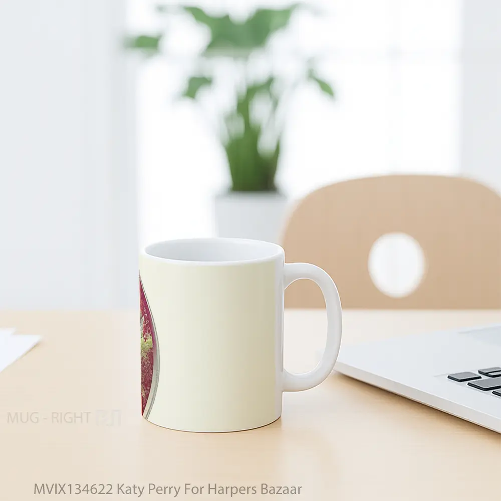 Mug Katy Perry For Harpers Bazaar Gelas Keramik Unik - All-side / Desain