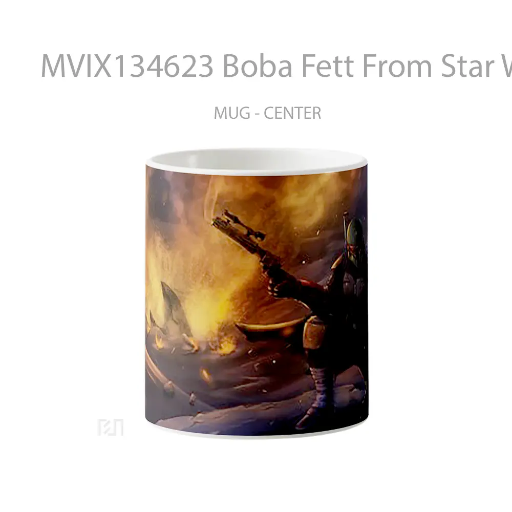 Mug Boba Fett From Star Wars Gelas Star Wars