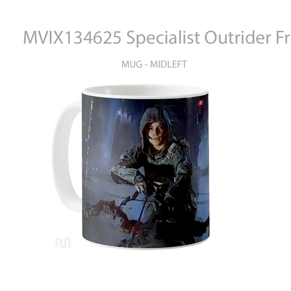 Mug Specialist Outrider From Call Of Duty Black Ops 3 Cangkir Gamer - All-side / Desain