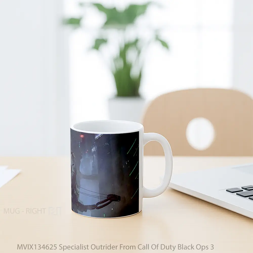 Mug Specialist Outrider From Call Of Duty Black Ops 3 Cangkir Gamer - All-side / Desain