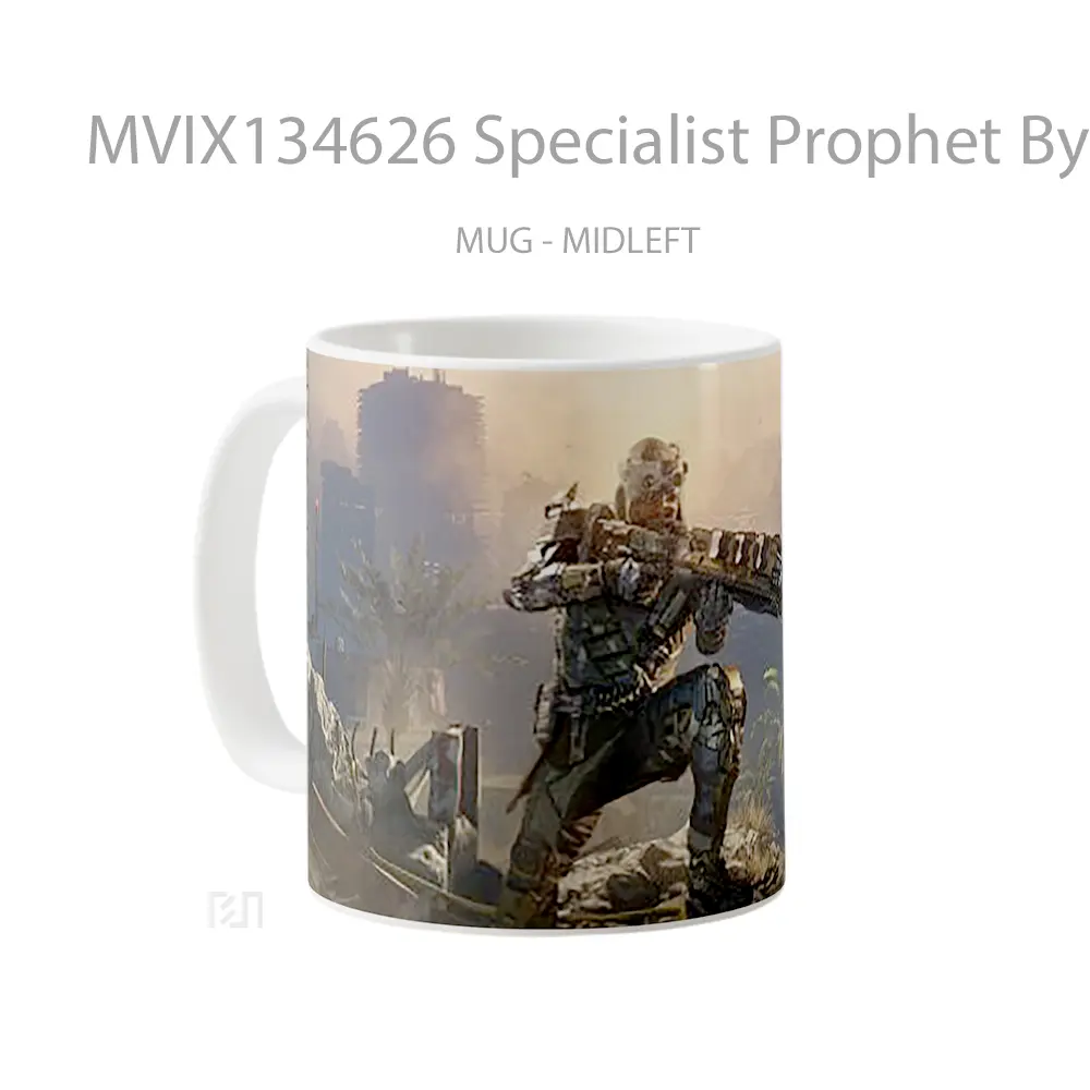 Mug Specialist Prophet By Call Of Duty Black Ops 3 Cangkir Gamer - All-side / Desain