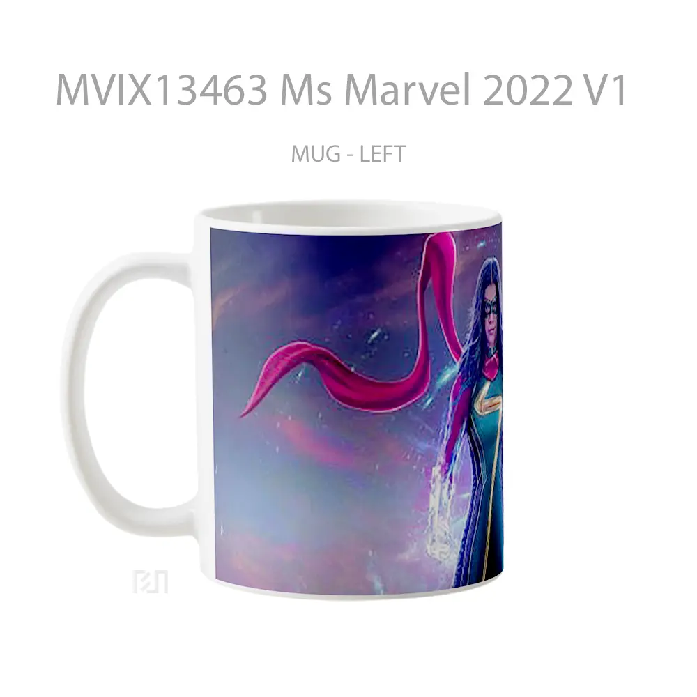 Mug Ms Marvel 2022 V1 Gelas Superhero - All-side / Desain