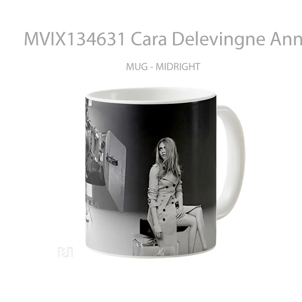 Mug Cara Delevingne Announcing My Burberry Gelas Keramik Unik - All-side / Desain