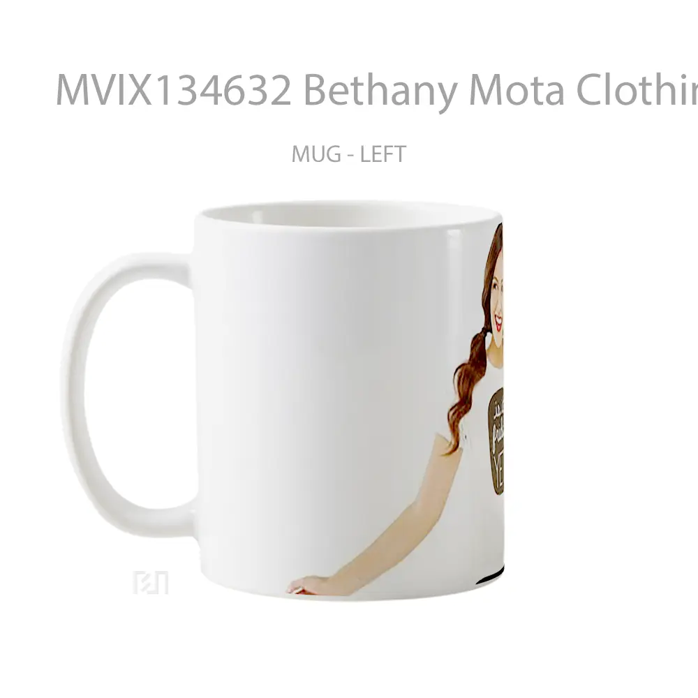 Mug Bethany Mota Clothing Line Gelas Keramik Unik - All-side / Desain