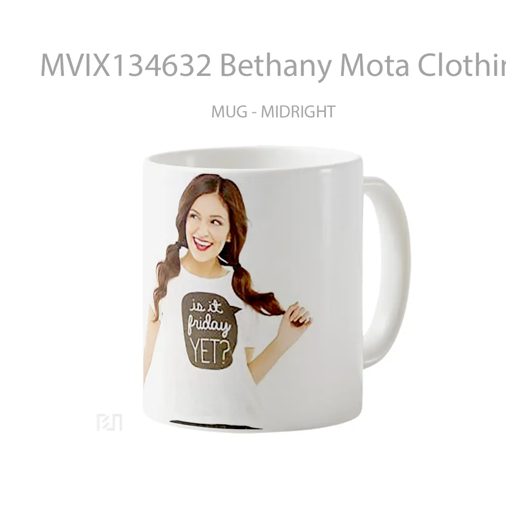 Mug Bethany Mota Clothing Line Gelas Keramik Unik - All-side / Desain