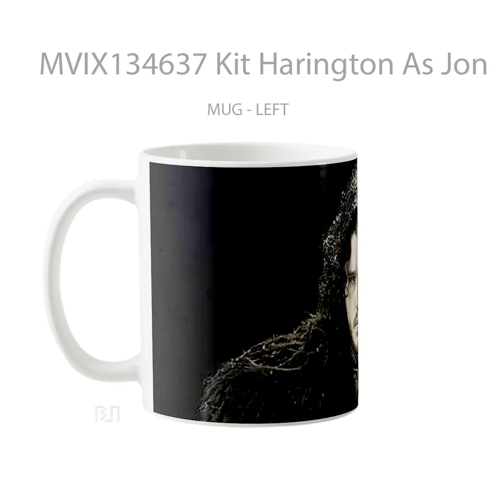 Mug Kit Harington As Jon Snow V2 Gelas Pemandangan Alam - All-side / Desain