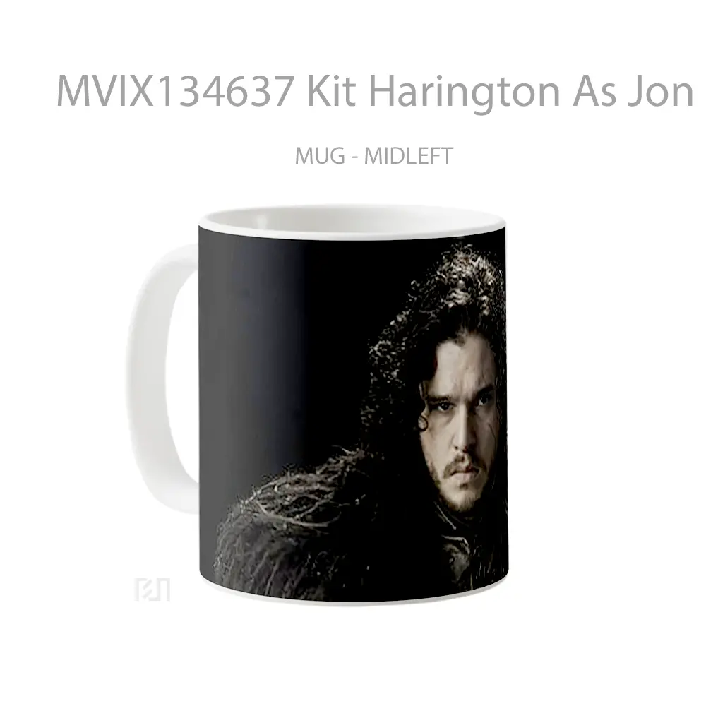 Mug Kit Harington As Jon Snow V2 Gelas Pemandangan Alam - All-side / Desain