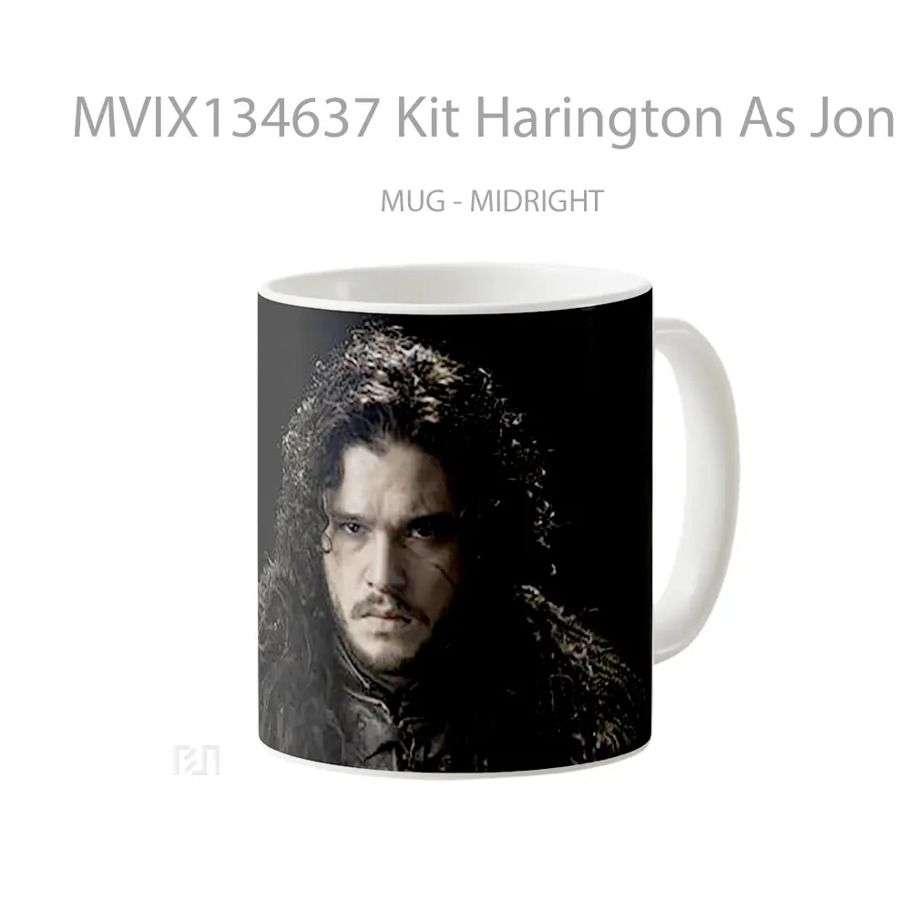 Mug Kit Harington As Jon Snow V2 Gelas Pemandangan Alam - All-side / Desain