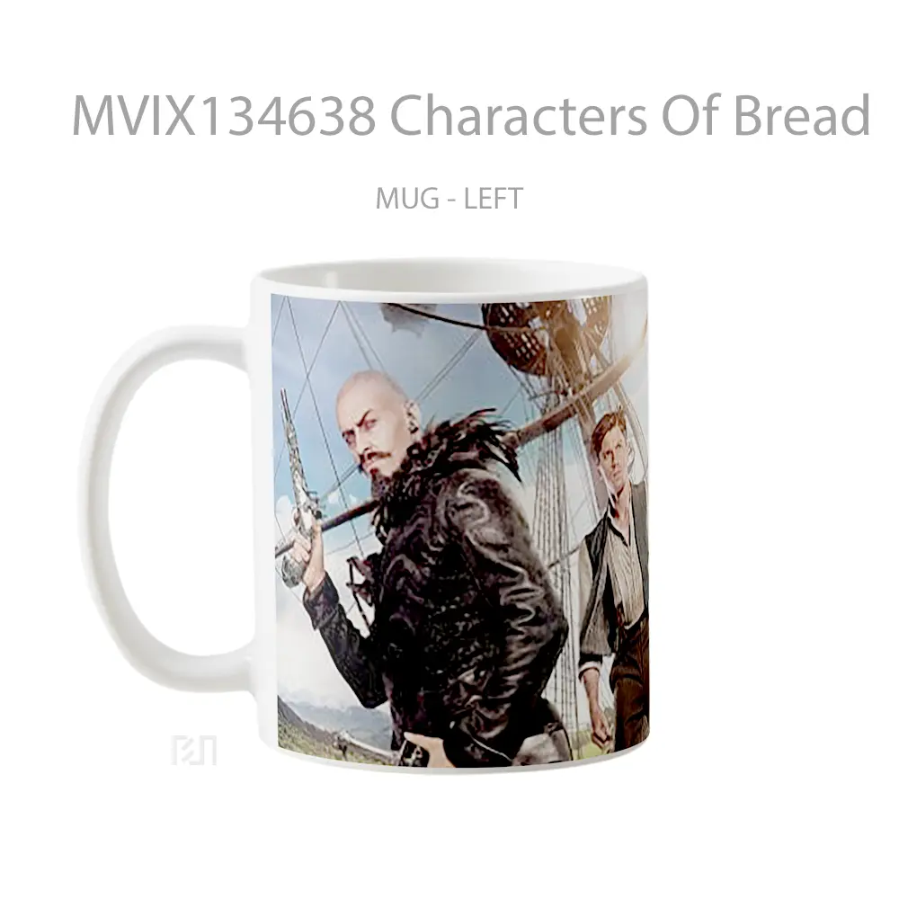 Mug Characters Of Bread Gelas Keramik Unik - All-side / Desain
