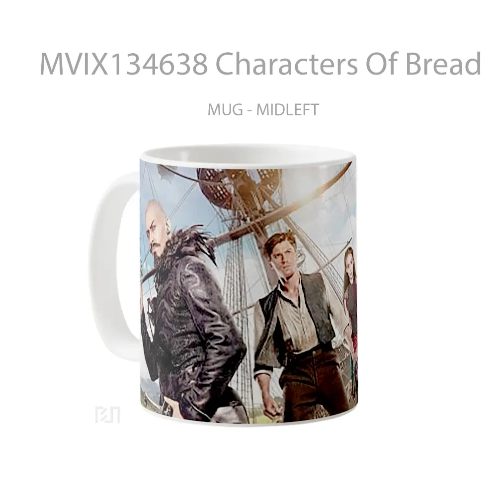 Mug Characters Of Bread Gelas Keramik Unik - All-side / Desain