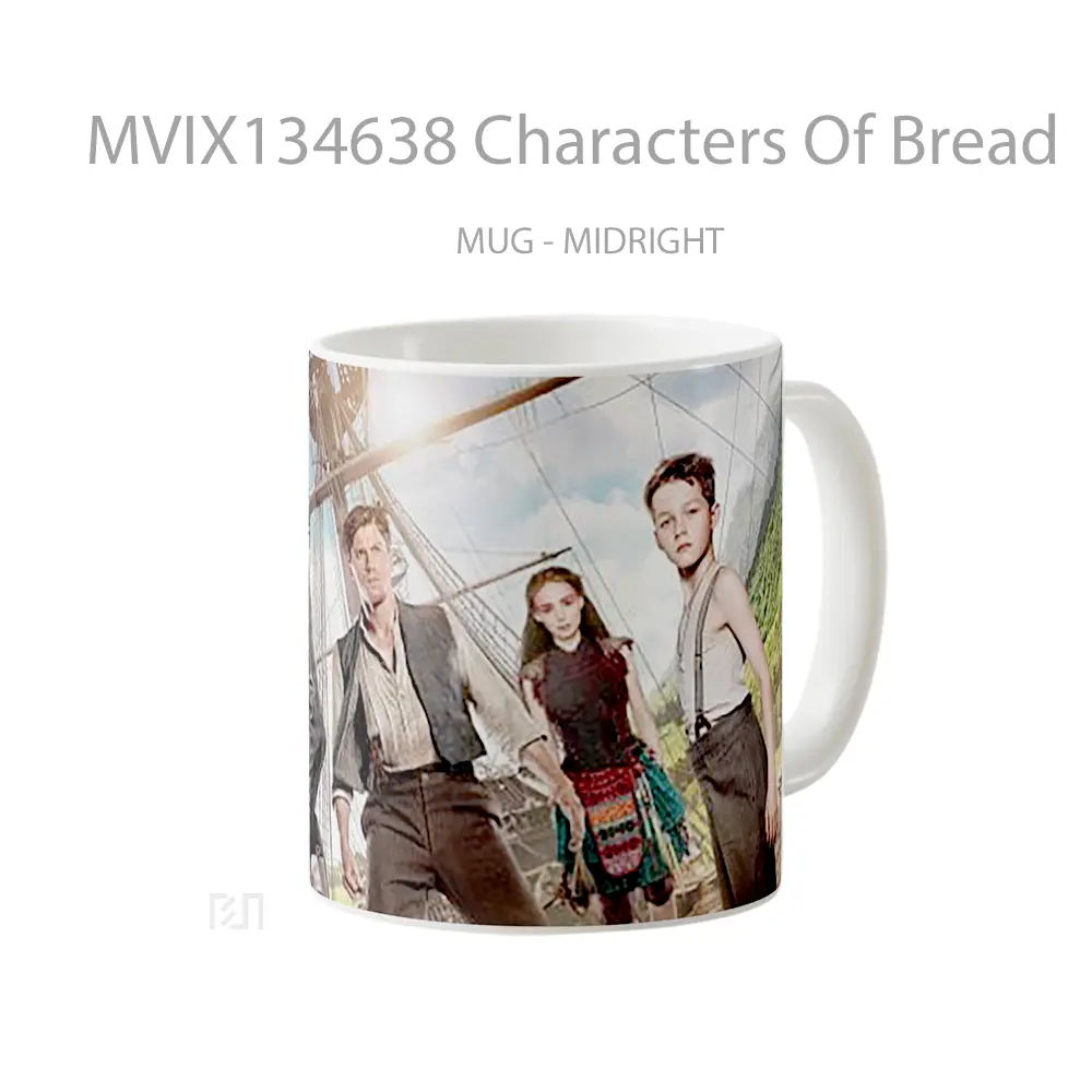 Mug Characters Of Bread Gelas Keramik Unik - All-side / Desain