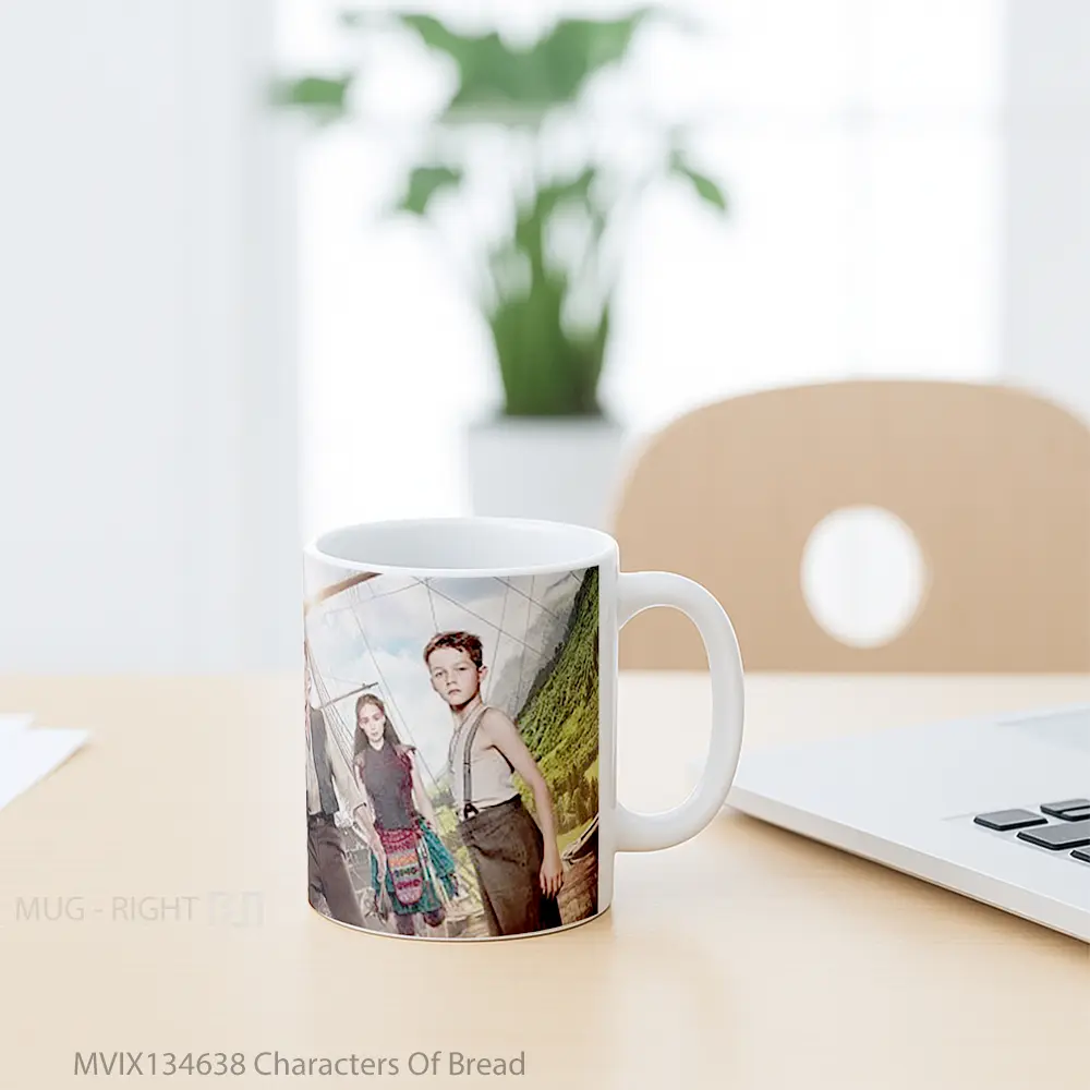 Mug Characters Of Bread Gelas Keramik Unik - All-side / Desain