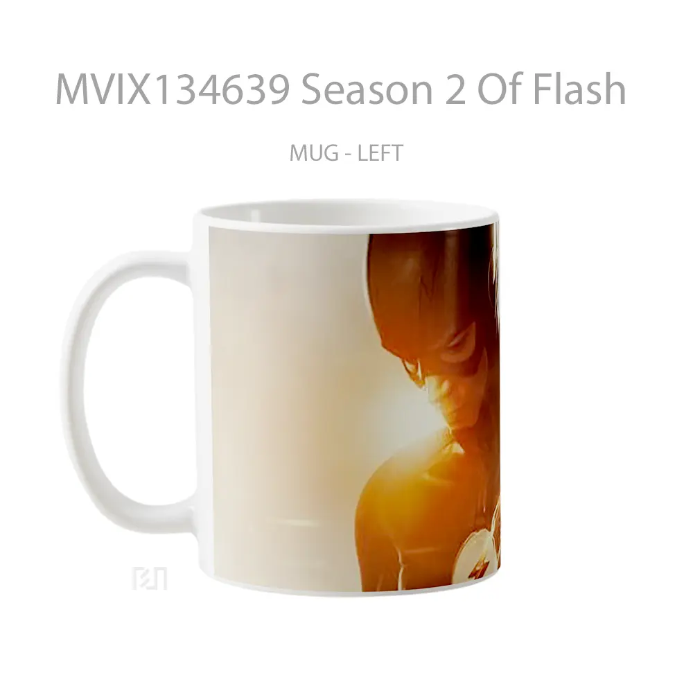 Mug Season 2 Of Flash Gelas Superhero - All-side / Desain