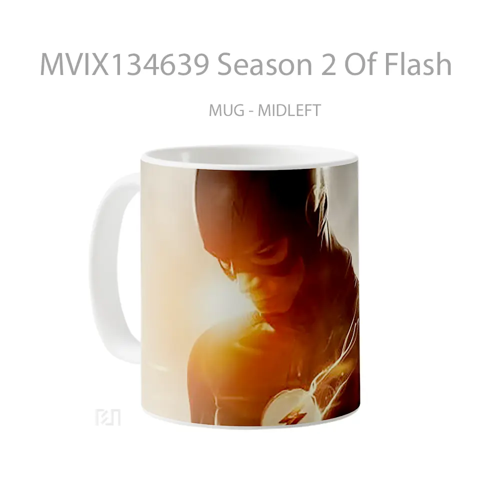 Mug Season 2 Of Flash Gelas Superhero - All-side / Desain