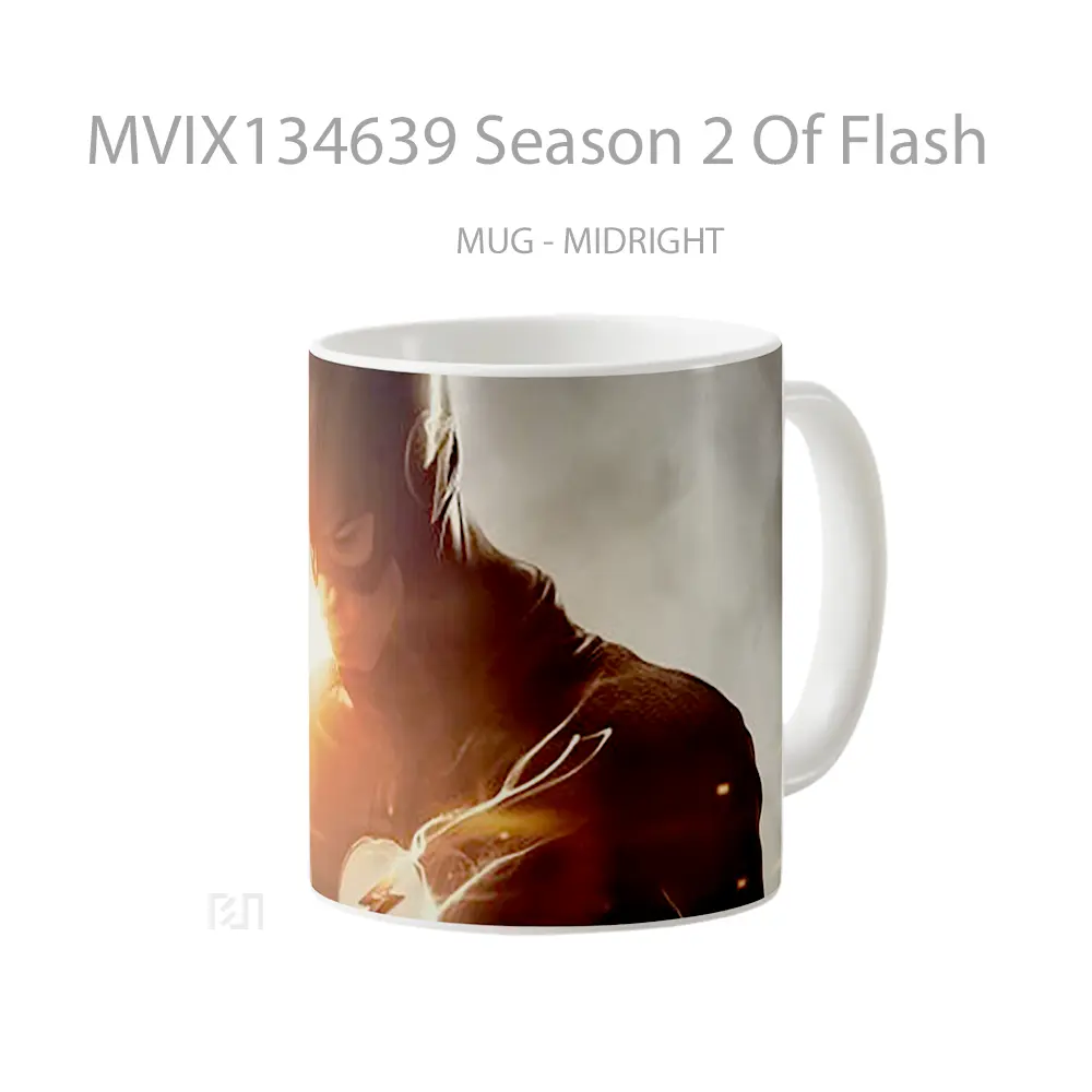 Mug Season 2 Of Flash Gelas Superhero - All-side / Desain