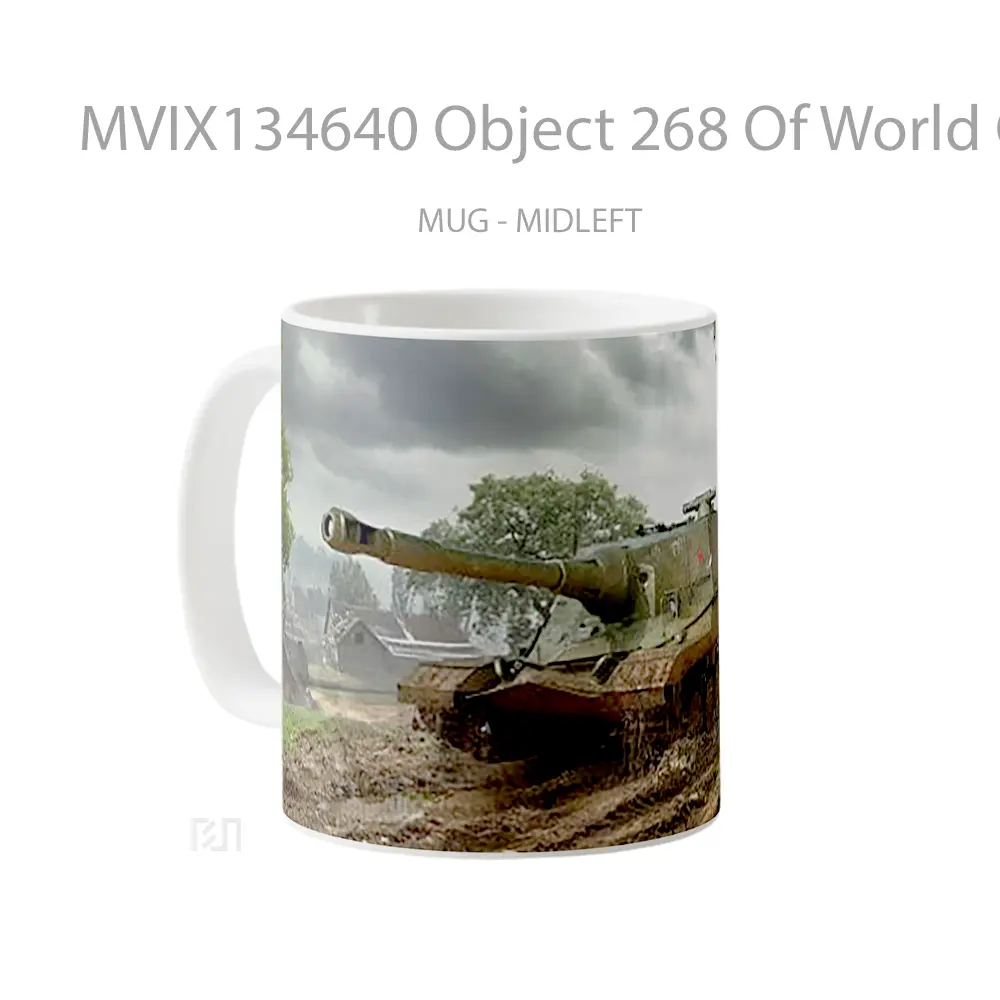 Mug Object 268 Of World Of Tanks Gelas Keramik Unik - All-side / Desain