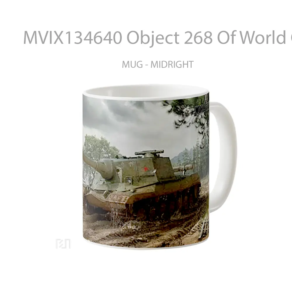Mug Object 268 Of World Of Tanks Gelas Keramik Unik - All-side / Desain