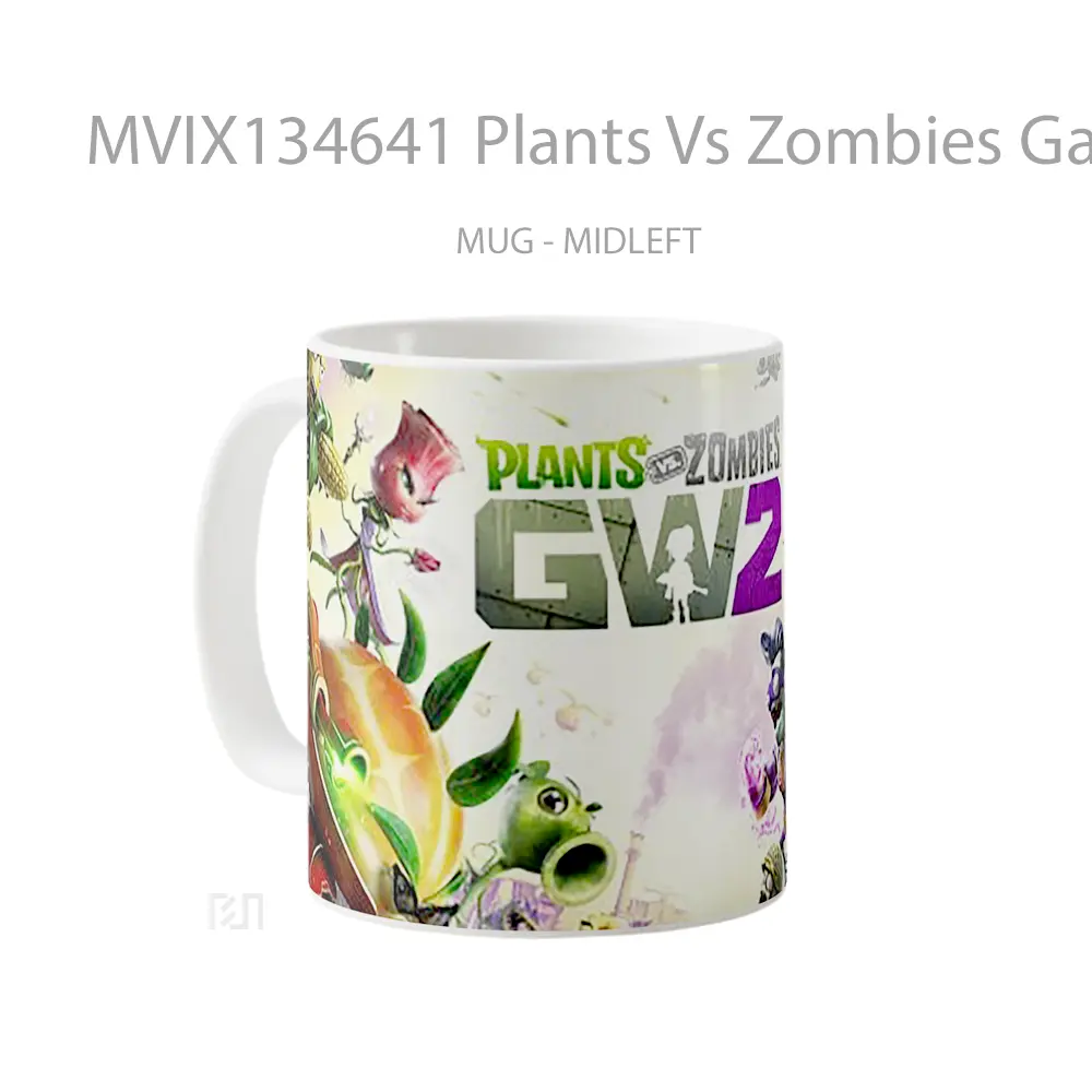 Mug Plants Vs Zombies Garden Warfare 2 Gelas Pemandangan Alam - All-side / Desain