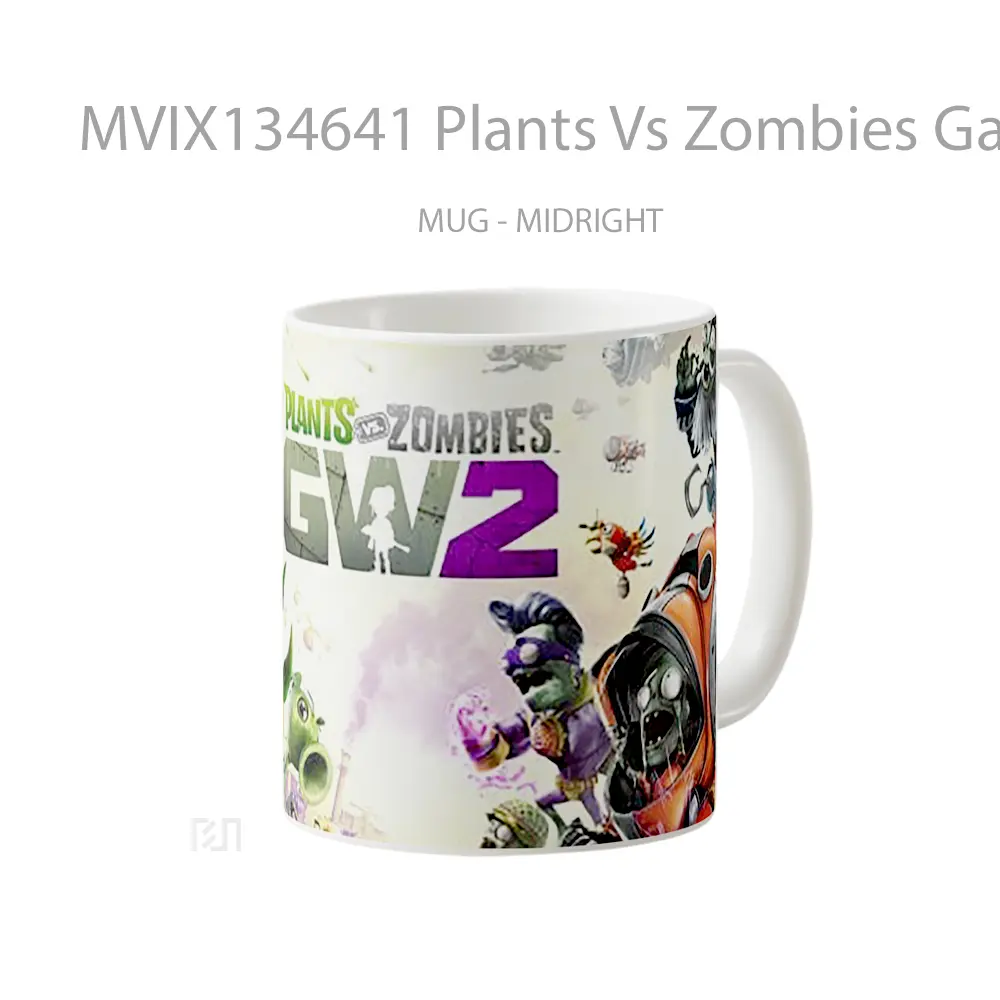 Mug Plants Vs Zombies Garden Warfare 2 Gelas Pemandangan Alam - All-side / Desain
