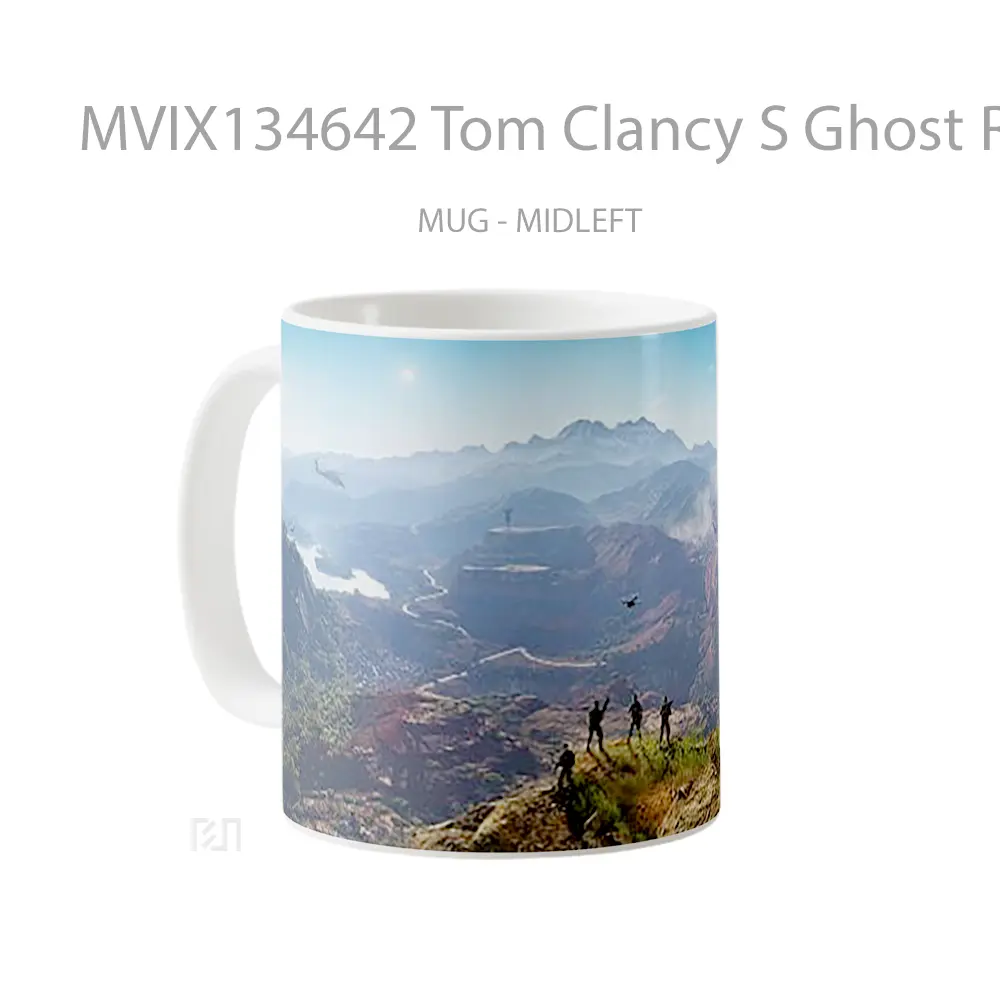 Mug Tom Clancy S Ghost Recon Wildlands Gelas Keramik Unik - All-side / Desain