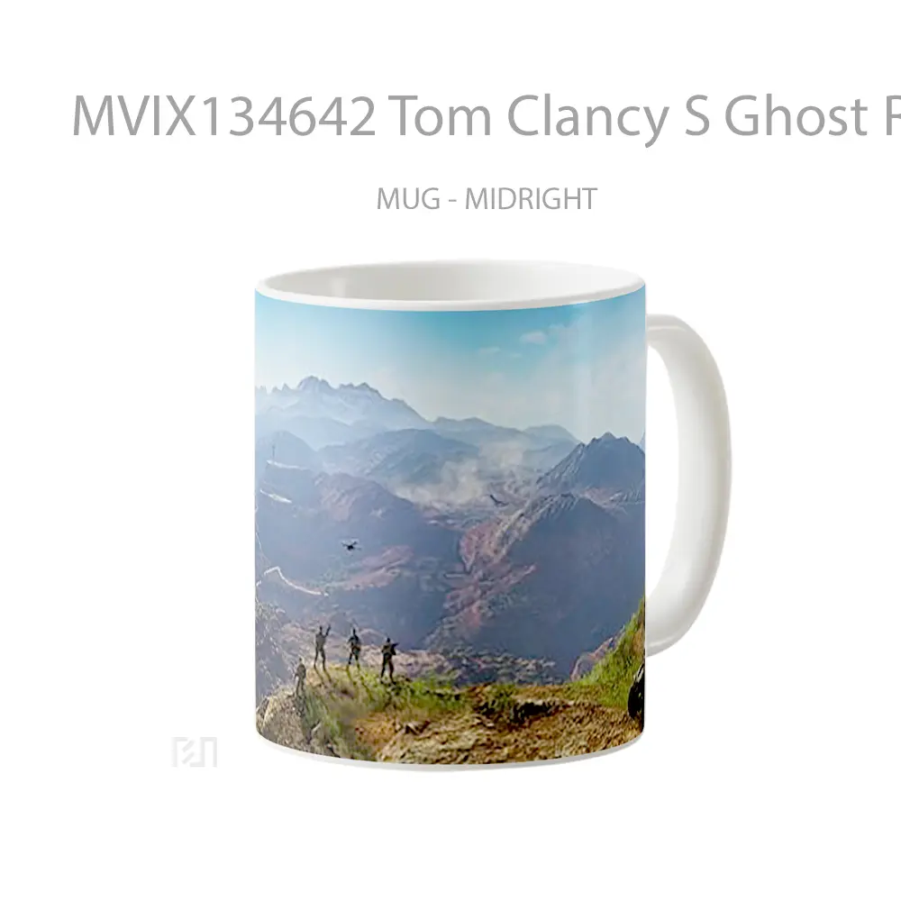Mug Tom Clancy S Ghost Recon Wildlands Gelas Keramik Unik - All-side / Desain