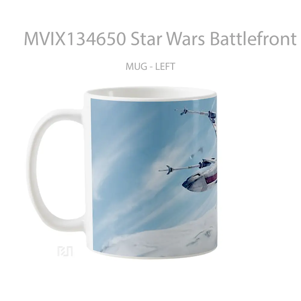 Mug Star Wars Battlefront Fighter Jet Gelas Star Wars - Tampak Tengah