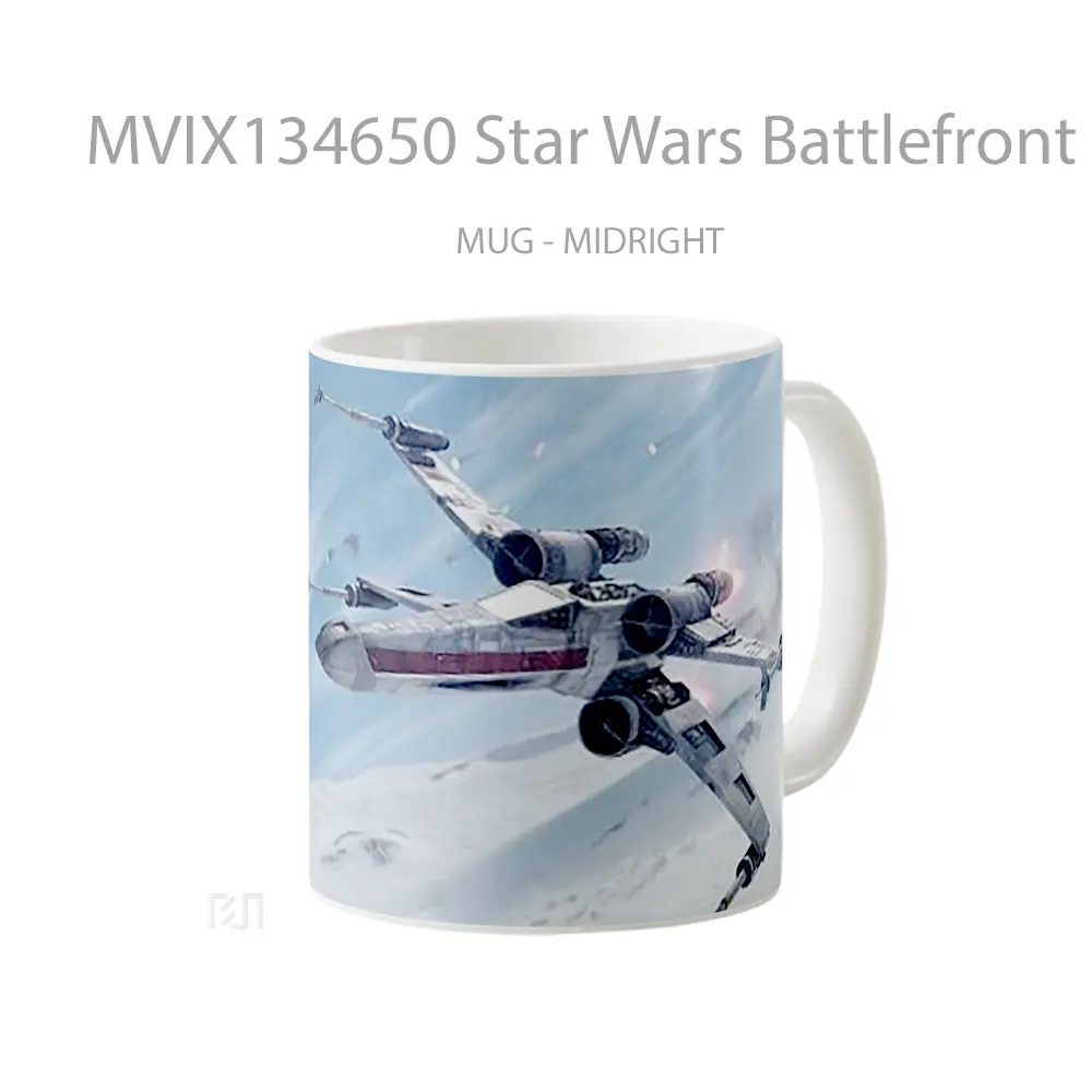 Mug Star Wars Battlefront Fighter Jet Gelas Star Wars - Tampak Tengah
