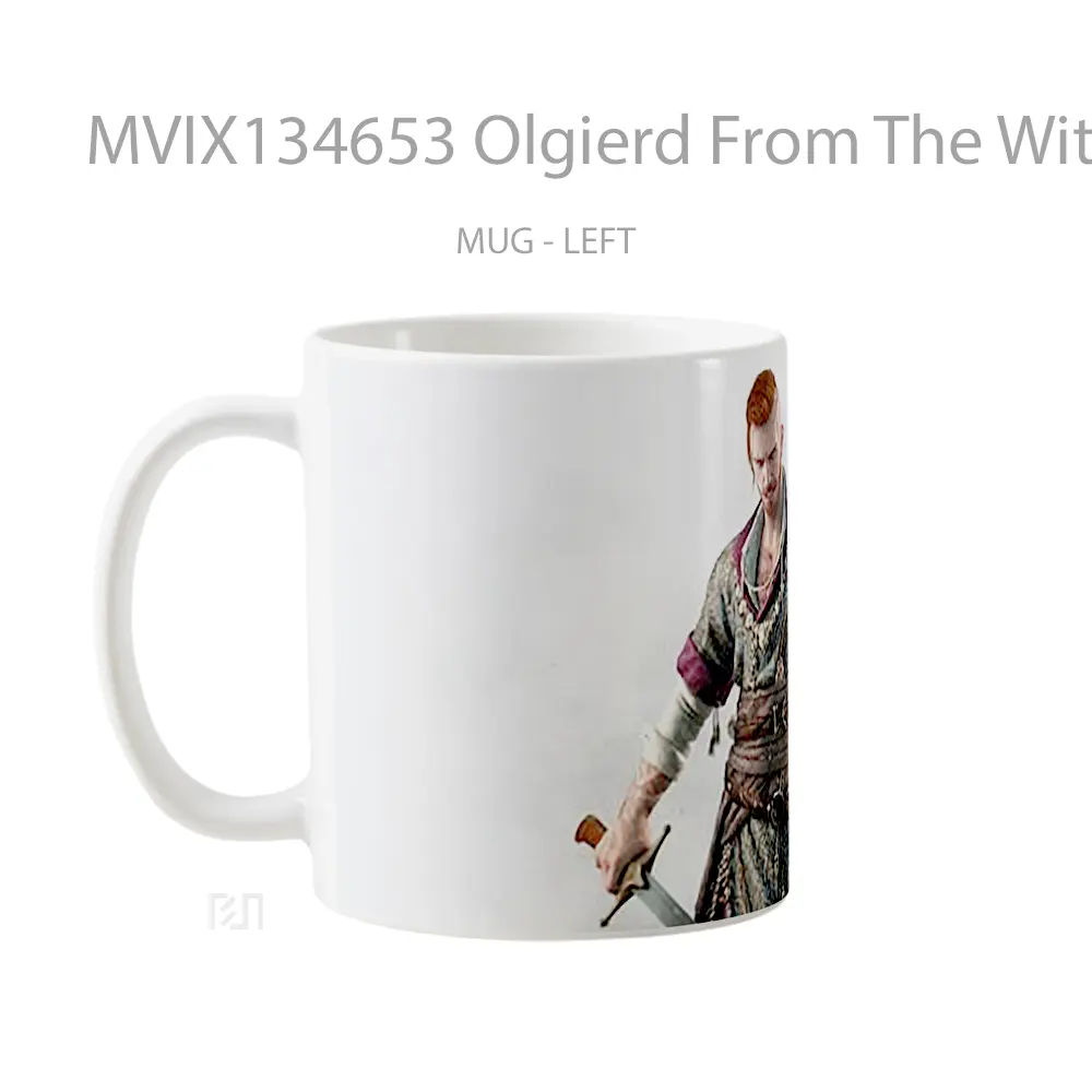 Mug Olgierd From The Witcher 3 Wild Hunt Gelas Keramik Unik - All-side / Desain