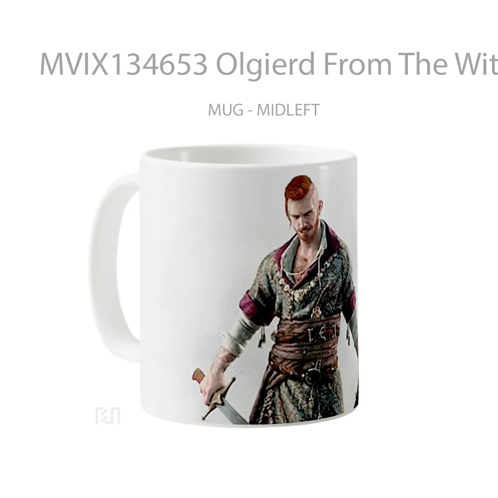Mug Olgierd From The Witcher 3 Wild Hunt Gelas Keramik Unik - All-side / Desain