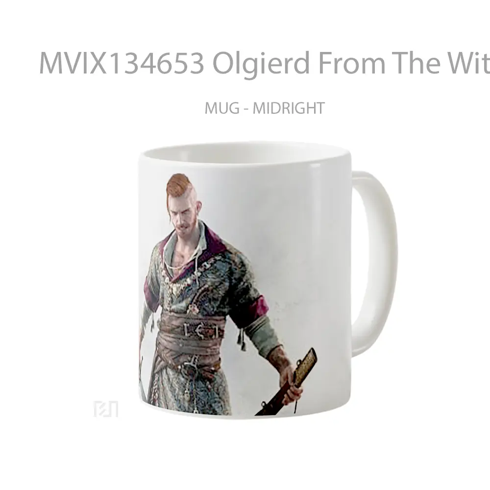 Mug Olgierd From The Witcher 3 Wild Hunt Gelas Keramik Unik - All-side / Desain