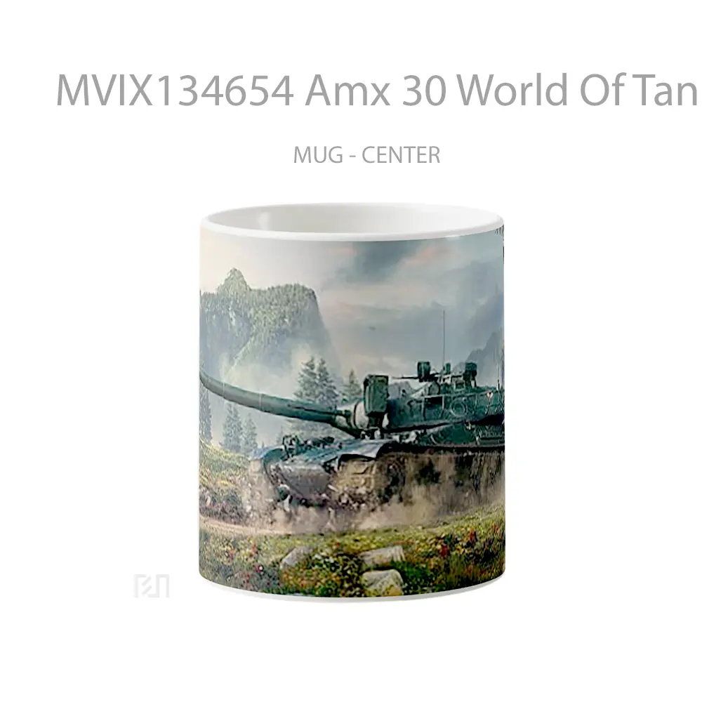 Mug Amx 30 World Of Tanks Gelas Keramik Unik