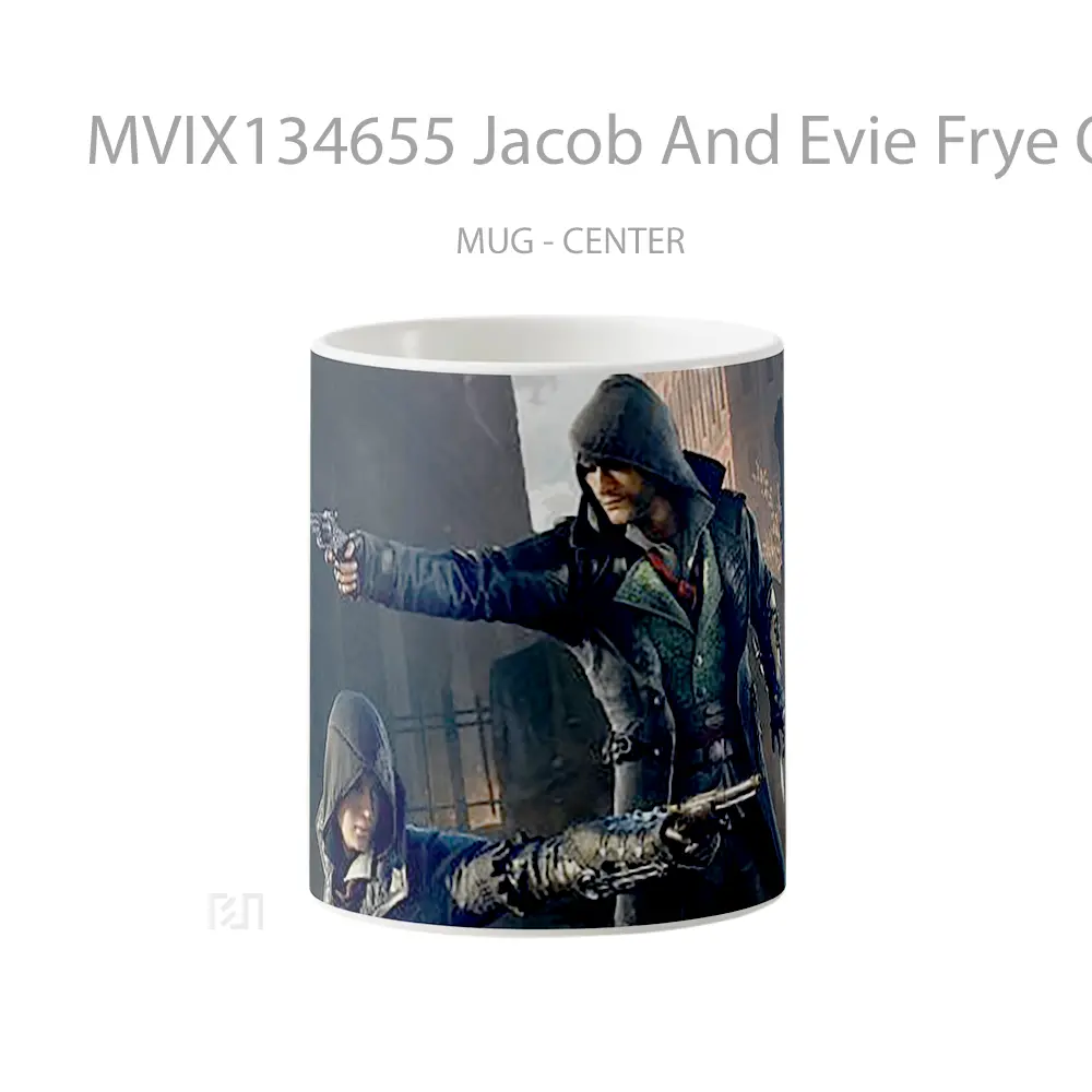 Mug Jacob And Evie Frye Of Assassins Creed Syndicatte Cangkir Gamer