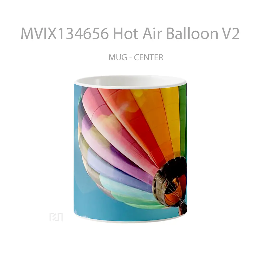 Mug Hot Air Balloon V2 Gelas Keramik Unik