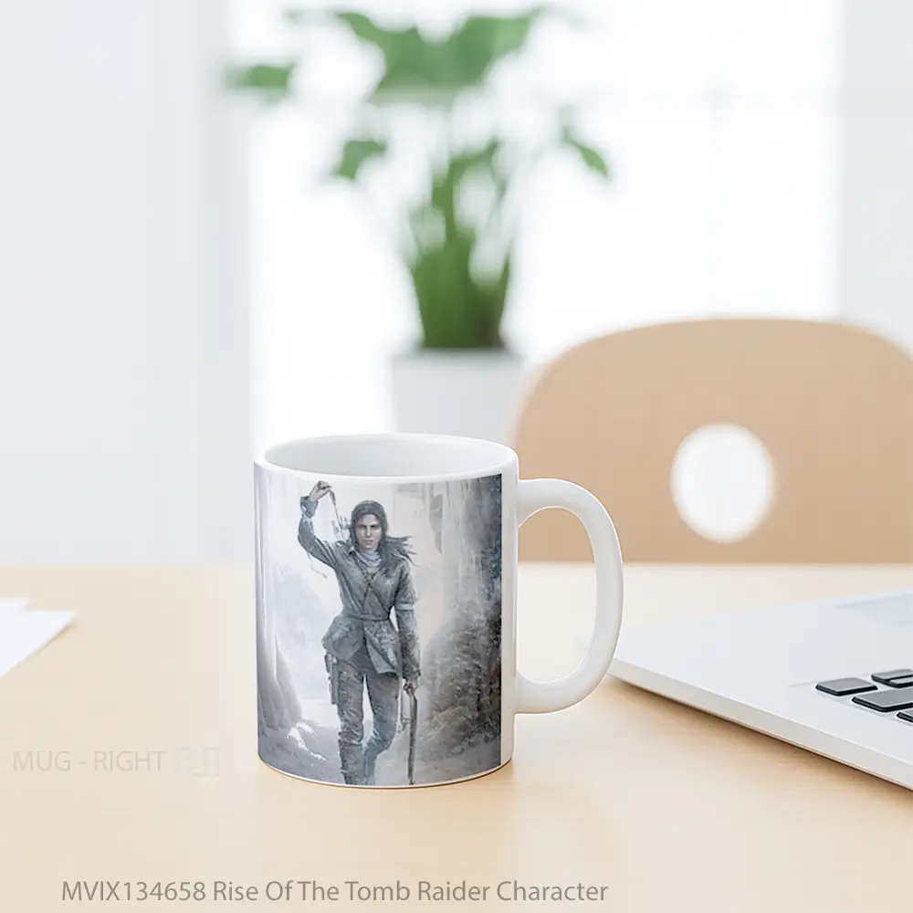 Mug Rise Of The Tomb Raider Character Gelas Keramik Unik - All-side / Desain