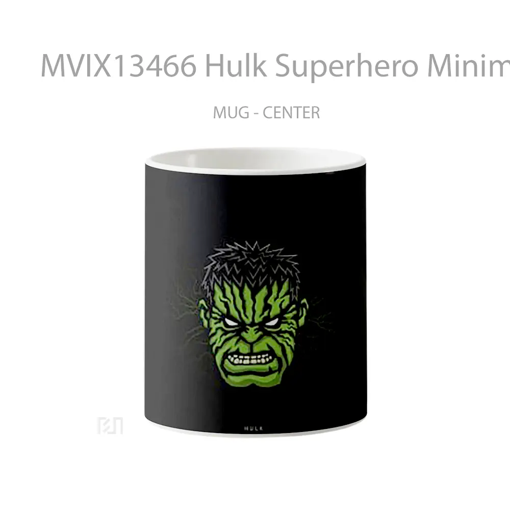 Mug Hulk Superhero Minimalist Gelas Superhero