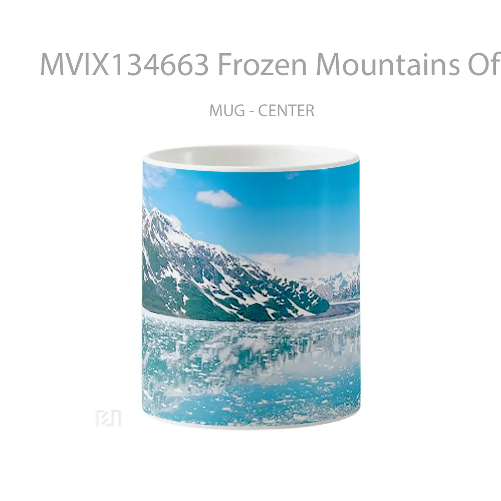 Mug Frozen Mountains Of Alaska Gelas Pemandangan Alam