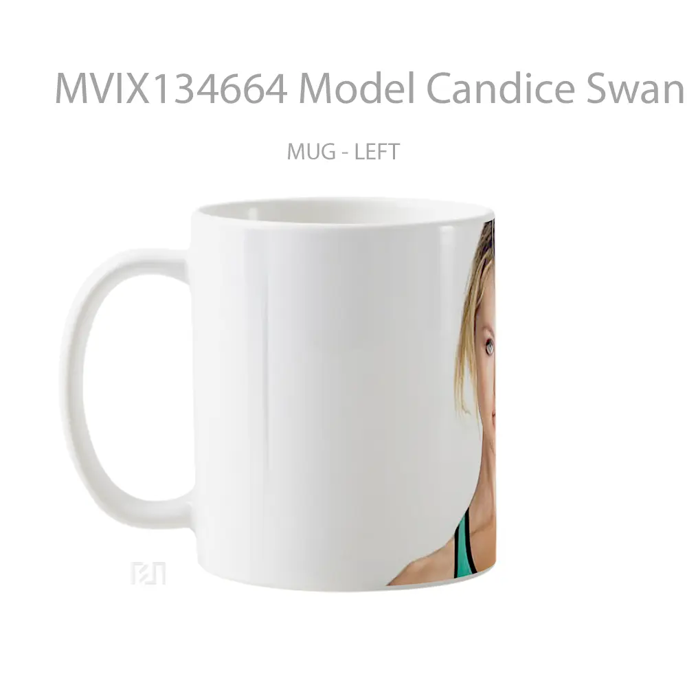Mug Model Candice Swanepoel Disheveled Gelas Keramik Unik - All-side / Desain