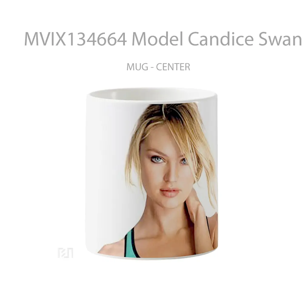 Mug Model Candice Swanepoel Disheveled Gelas Keramik Unik