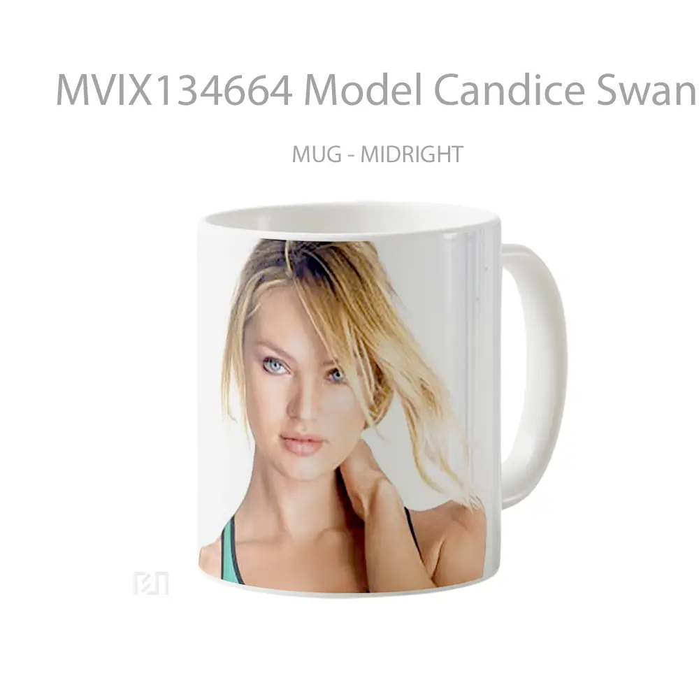 Mug Model Candice Swanepoel Disheveled Gelas Keramik Unik - All-side / Desain
